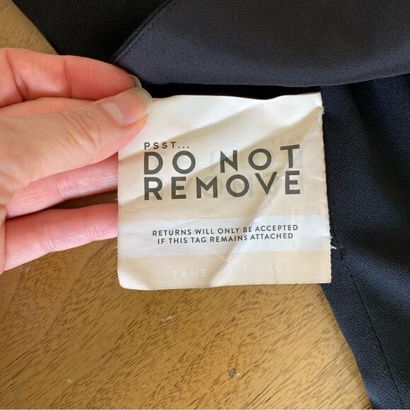 Fame AND Partners One Shoulder Ruffle Mini Dress Size 12 NWT - Picture 6 of 9